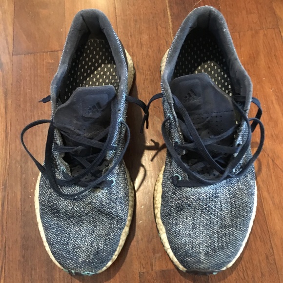 Adidas Pure Boost DPR LTD Blue Training Gym Men Shoes Size 9.5 - Picture 2 of 6